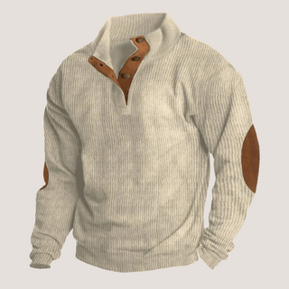 Flynn - Ribbed Button Sweater