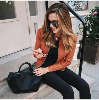 Sophia/ ITALIAN LEATHER JACKET