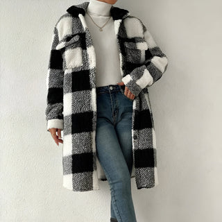 Estella - Plaid Trench Coat