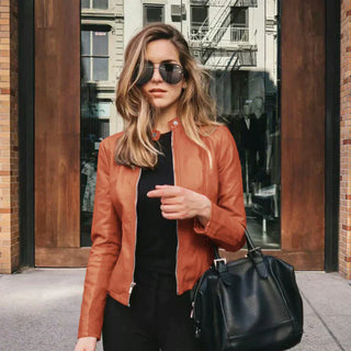 Sophia/ ITALIAN LEATHER JACKET